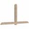 Ekena Millwork Eugene Smooth Timber Gable Bracket, Douglas Fir, 108"W x 54"H x 5 1/2"D x 5 1/2"F, 12/12 Pitch GBW108X54X0606EUG00SDF - alternate 4